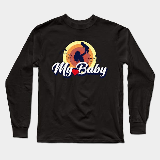 I Love My Baby Long Sleeve T-Shirt by Teeshirto